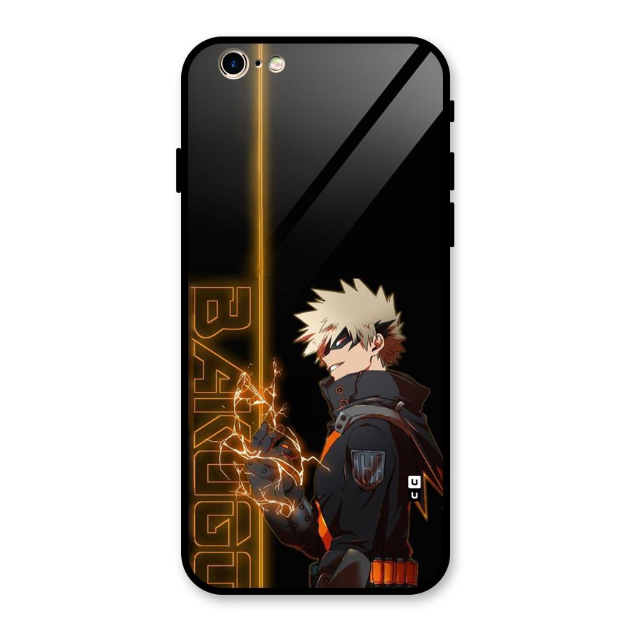 Young Bakugo Glass Back Case for iPhone 6 6S