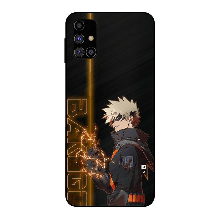 Young Bakugo Metal Back Case for Galaxy M31s