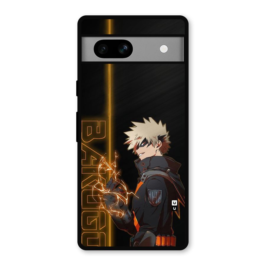 Young Bakugo Metal Back Case for Google Pixel 7a