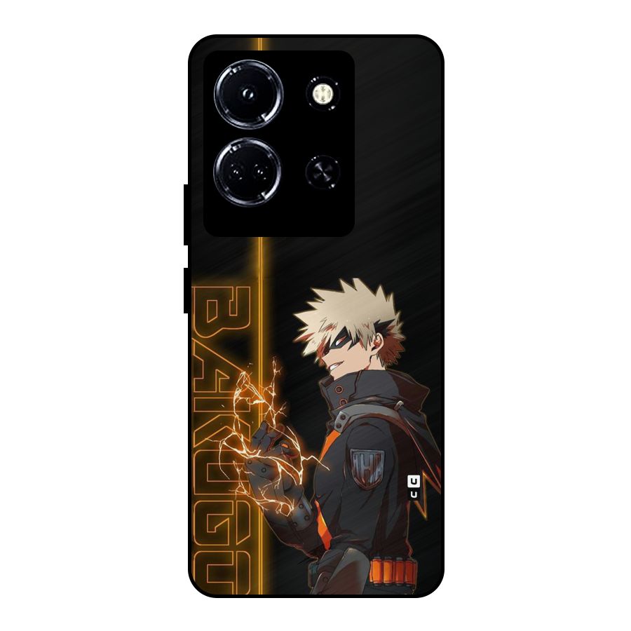 Young Bakugo Metal Back Case for Infinix Note 30 5G
