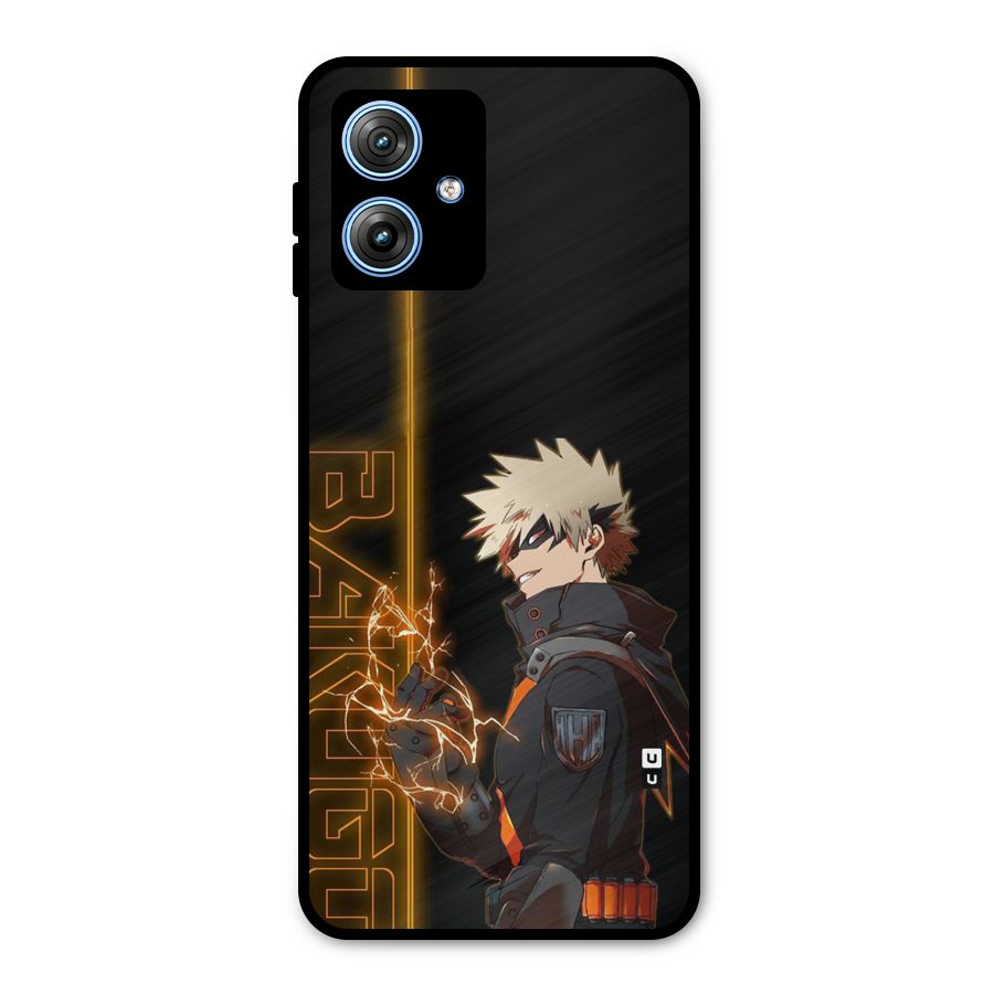 Young Bakugo Metal Back Case for Moto G54