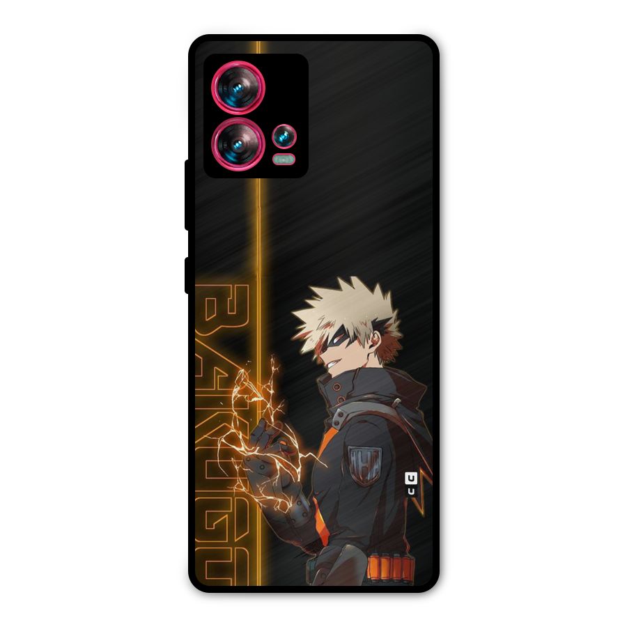 Young Bakugo Metal Back Case for Motorola Edge 30 Fusion