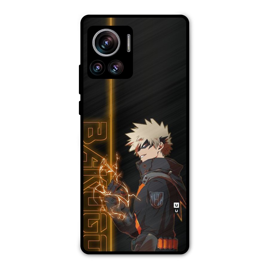 Young Bakugo Metal Back Case for Motorola Edge 30 Ultra
