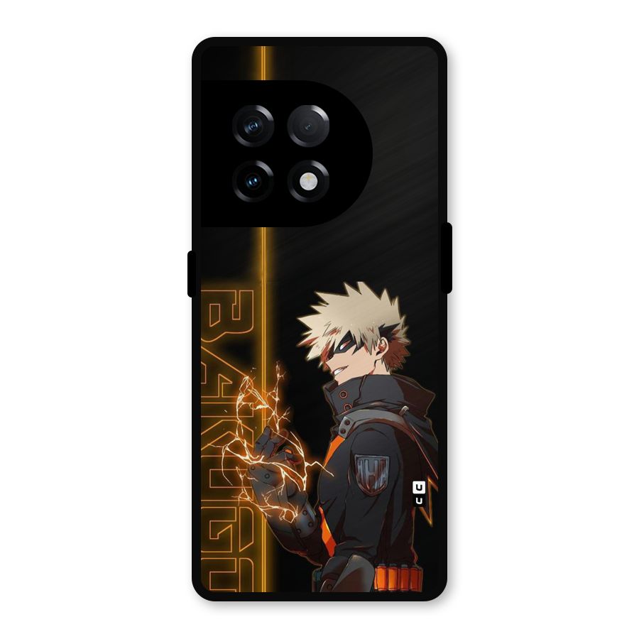 Young Bakugo Metal Back Case for OnePlus 11R