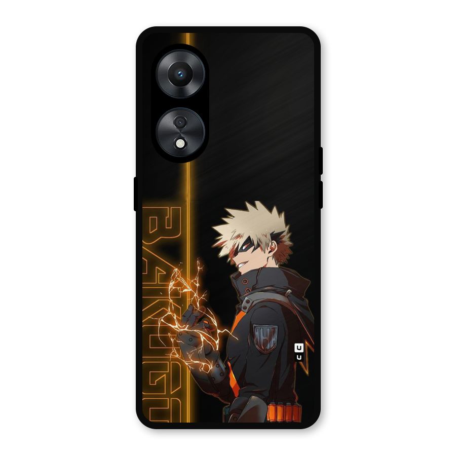 Young Bakugo Metal Back Case for Oppo A78