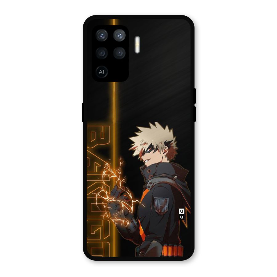 Young Bakugo Metal Back Case for Oppo F19 Pro
