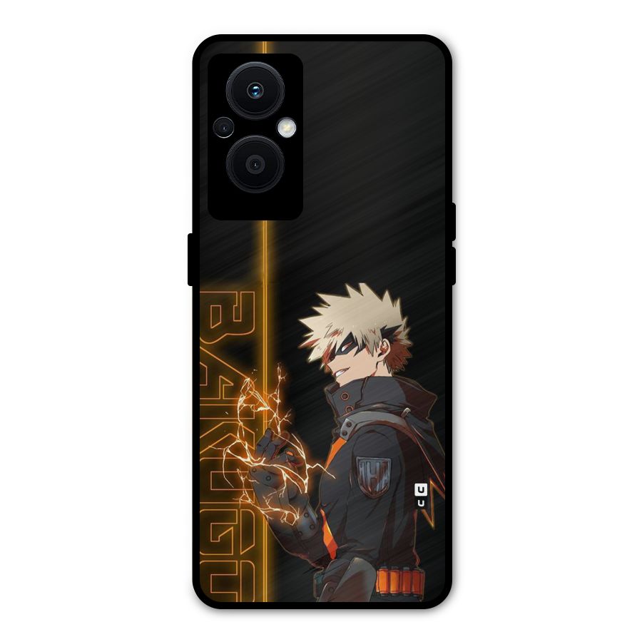 Young Bakugo Metal Back Case for Oppo F21 Pro 5G