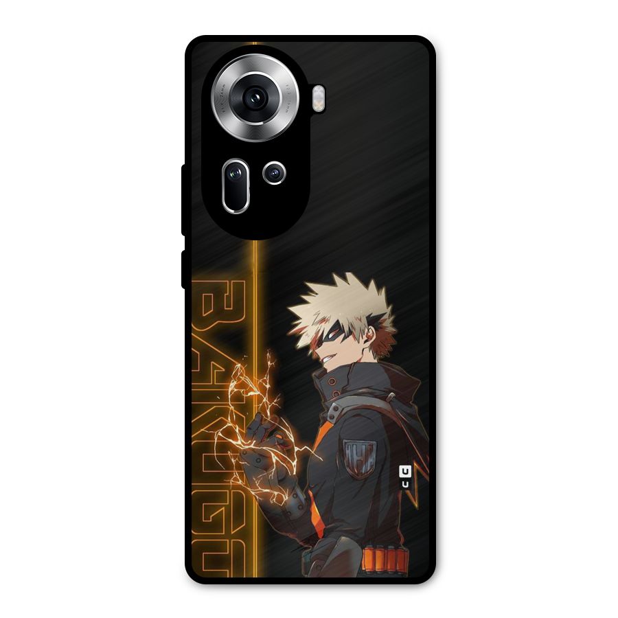 Young Bakugo Metal Back Case for Oppo Reno11 5G