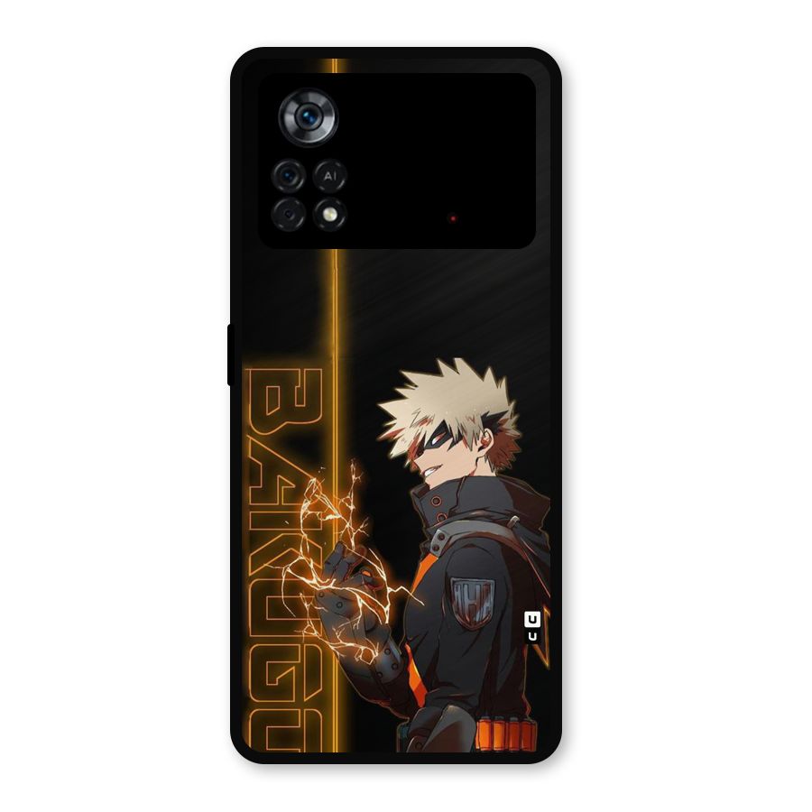 Young Bakugo Metal Back Case for Poco X4 Pro 5G