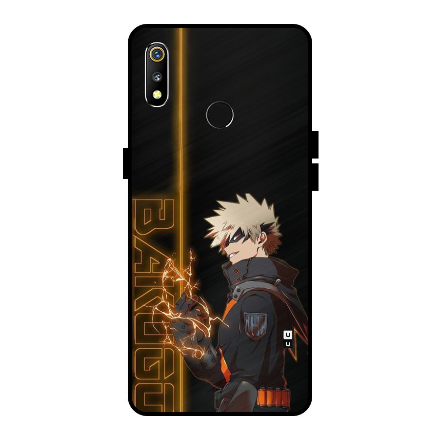 Young Bakugo Metal Back Case for Realme 3i