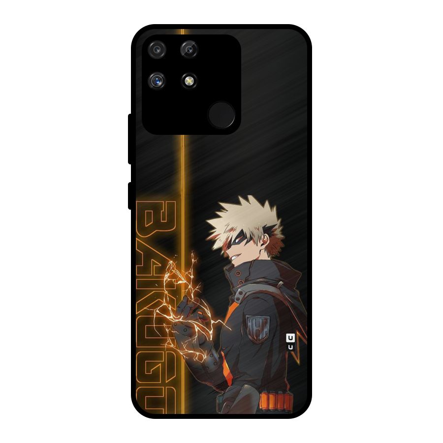 Young Bakugo Metal Back Case for Realme Narzo 50A