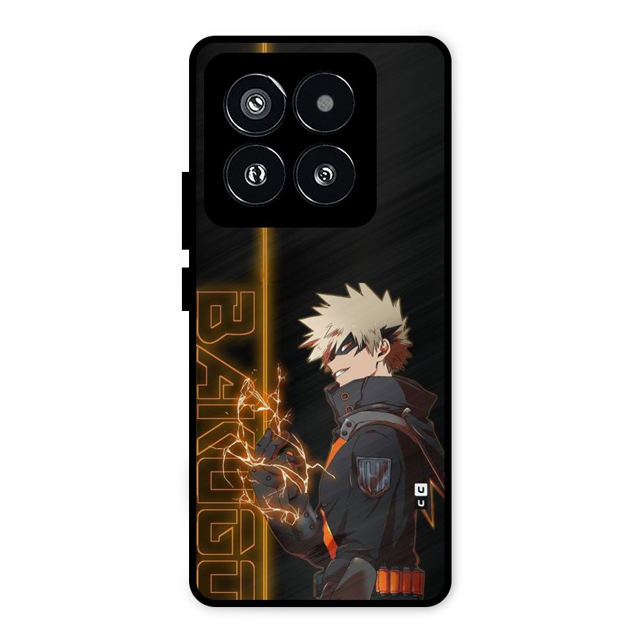 Young Bakugo Metal Back Case for Xiaomi 14 Pro