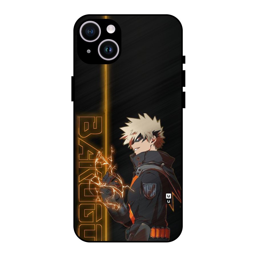 Young Bakugo Metal Back Case for iPhone 14 Plus