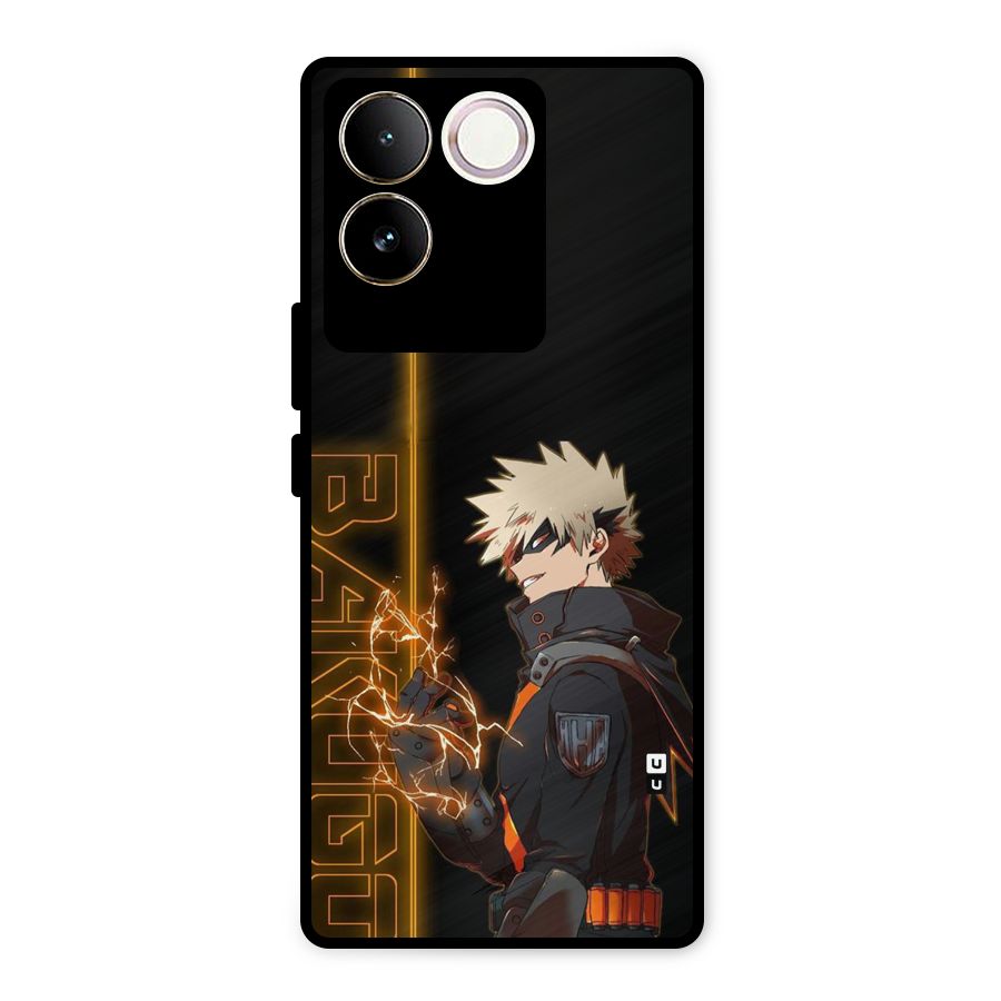 Young Bakugo Metal Back Case for iQOO Z7 Pro
