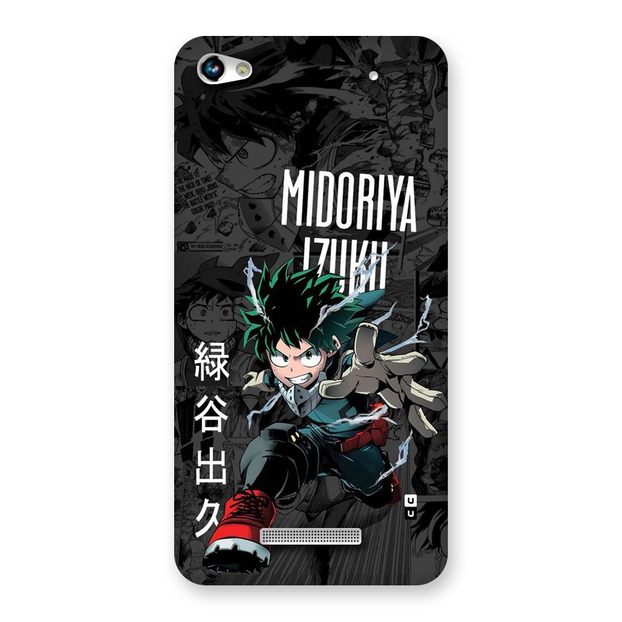 Young Midoriya Back Case for Canvas Hue 2 A316