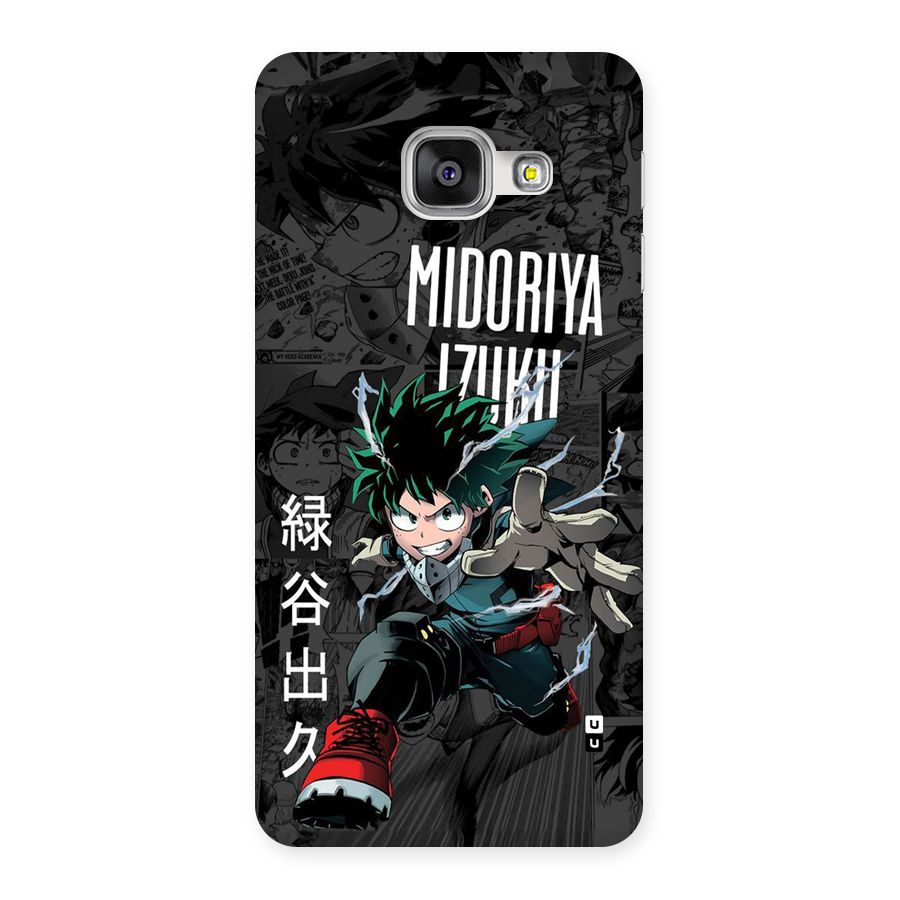 Young Midoriya Back Case for Galaxy A3 (2016)
