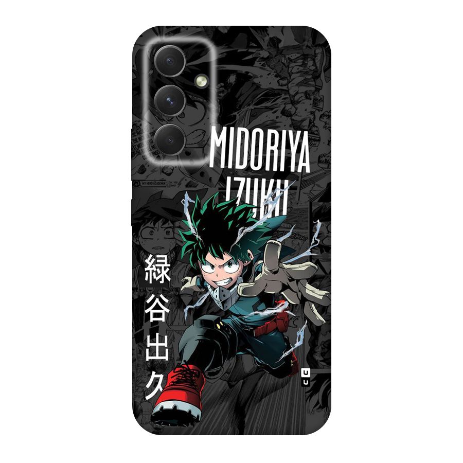 Young Midoriya Back Case for Galaxy A54