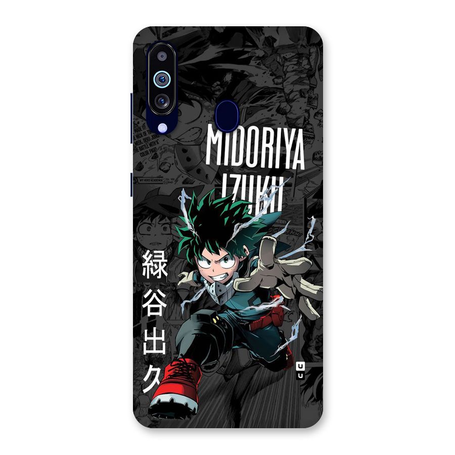 Young Midoriya Back Case for Galaxy M40