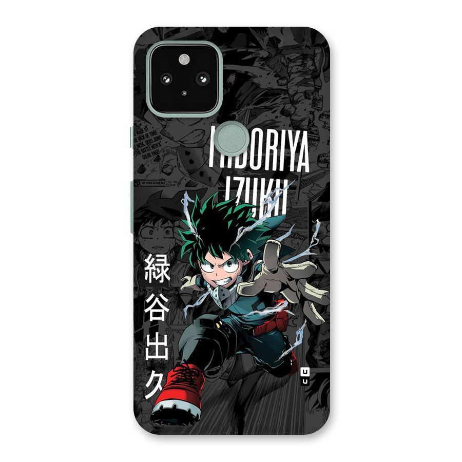 Young Midoriya Back Case for Google Pixel 5
