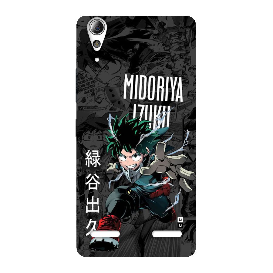 Young Midoriya Back Case for Lenovo A6000 Plus