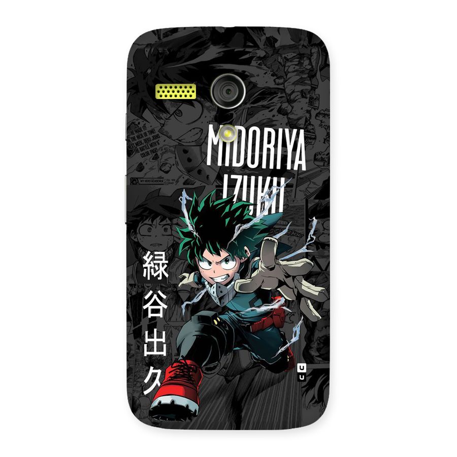 Young Midoriya Back Case for Moto G