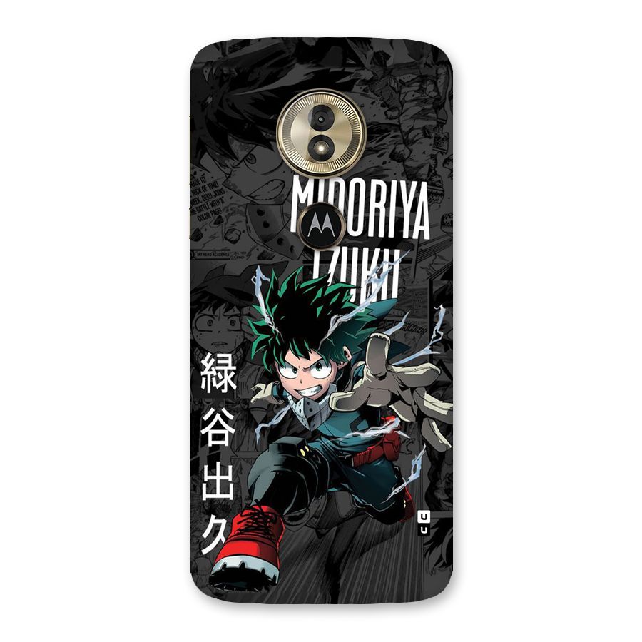 Young Midoriya Back Case for Moto G6 Play