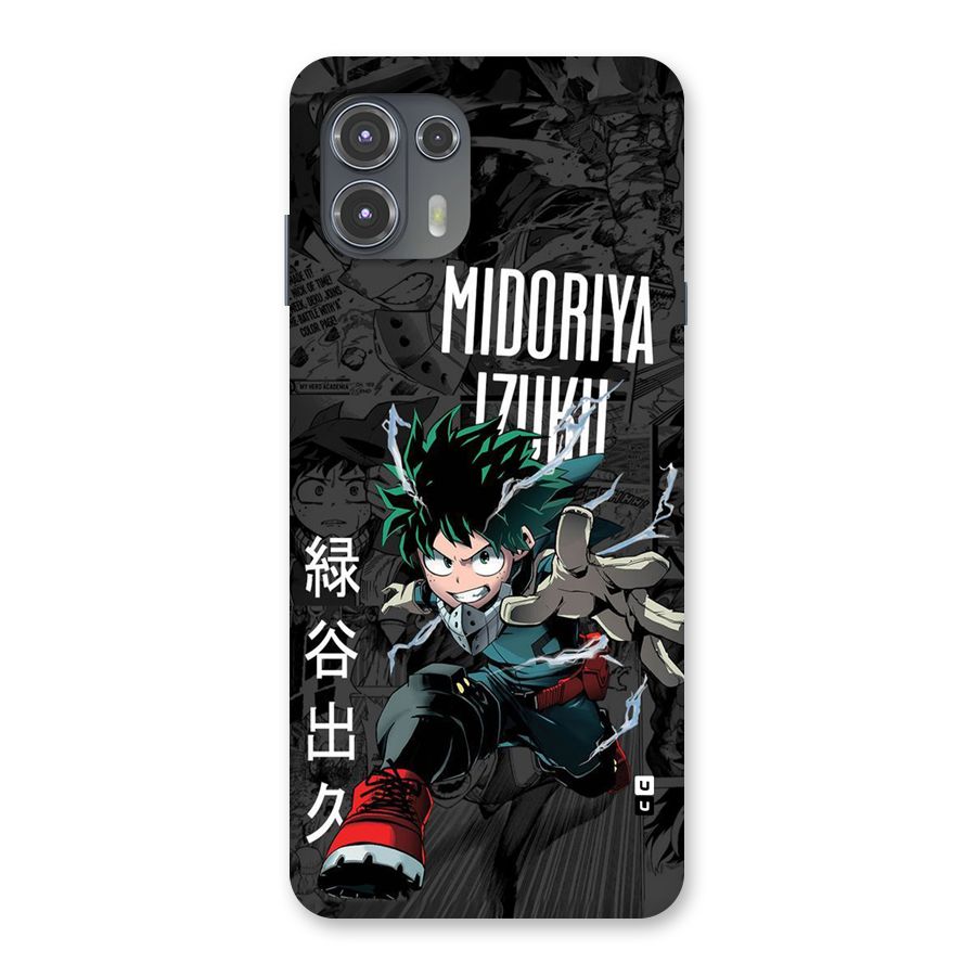 Young Midoriya Back Case for Motorola Edge 20 Fusion