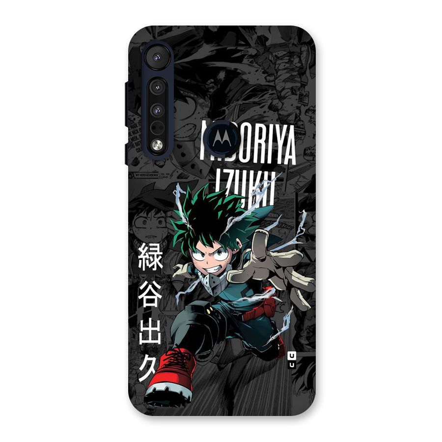 Young Midoriya Back Case for Motorola One Macro
