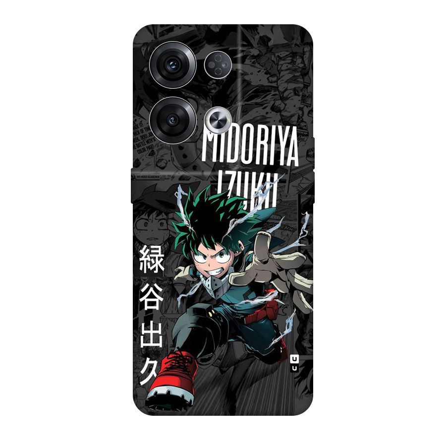 Young Midoriya Back Case for Oppo Reno8 Pro 5G