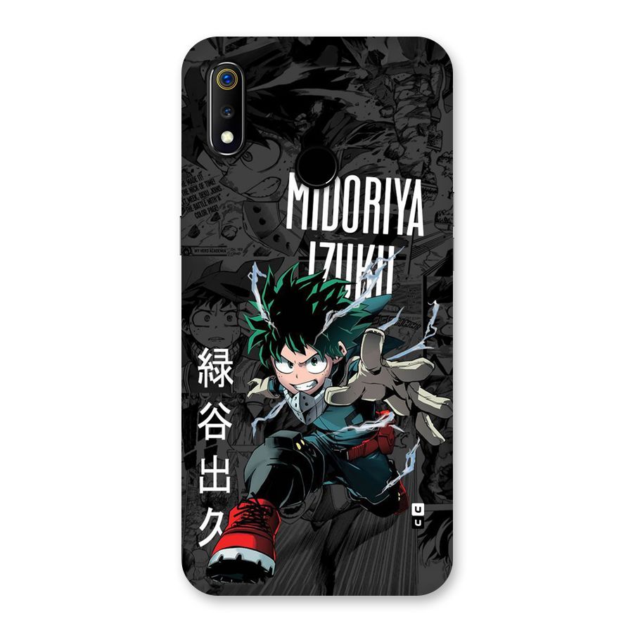 Young Midoriya Back Case for Realme 3