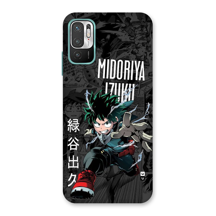 Young Midoriya Back Case for Redmi Note 10T 5G