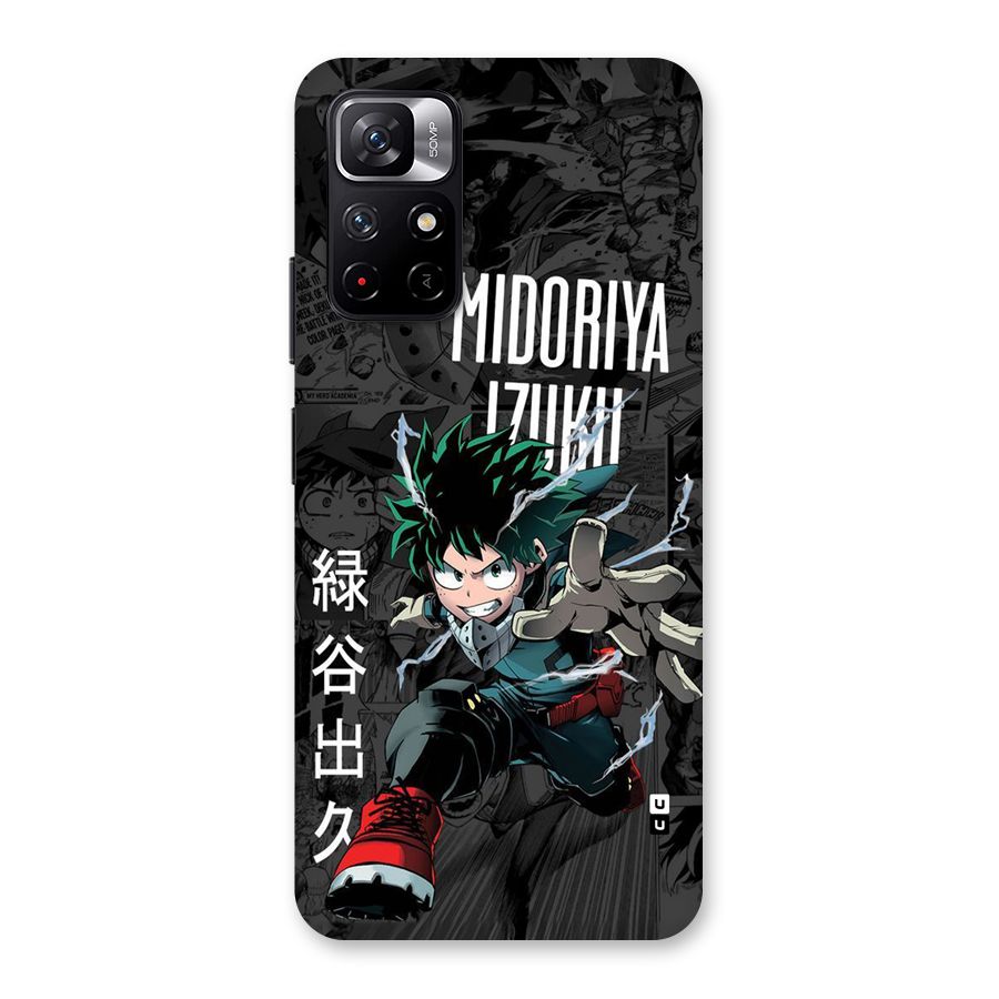 Young Midoriya Back Case for Redmi Note 11T 5G