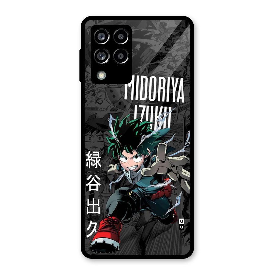 Young Midoriya Glass Back Case for Galaxy M53 5G