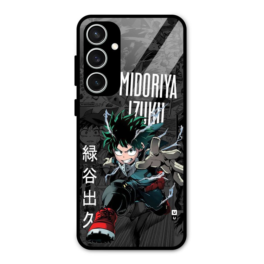 Young Midoriya Glass Back Case for Galaxy S23 FE