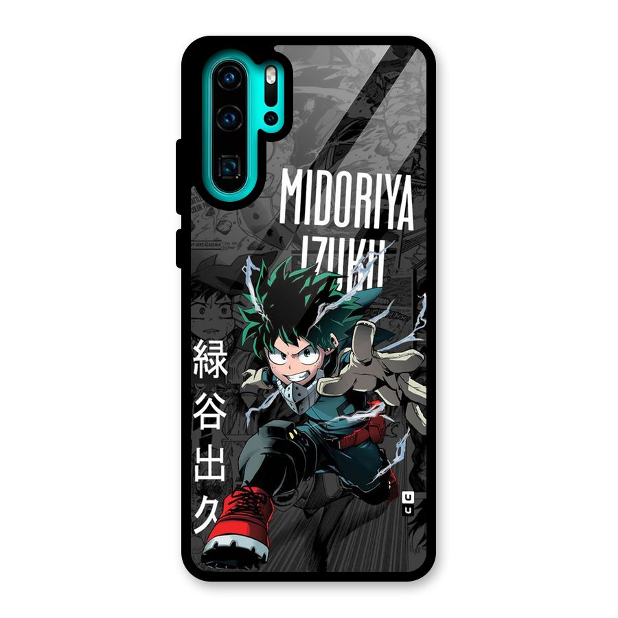 Young Midoriya Glass Back Case for Huawei P30 Pro