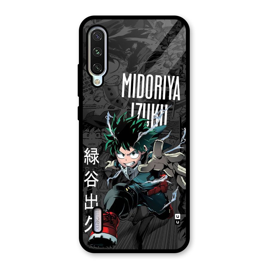 Young Midoriya Glass Back Case for Mi A3