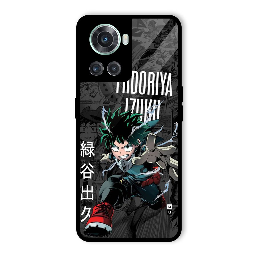 Young Midoriya Glass Back Case for OnePlus 10R