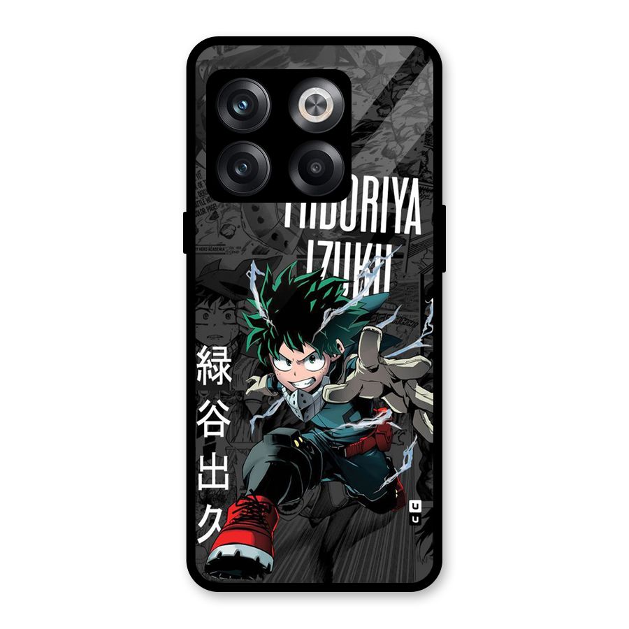 Young Midoriya Glass Back Case for OnePlus 10T