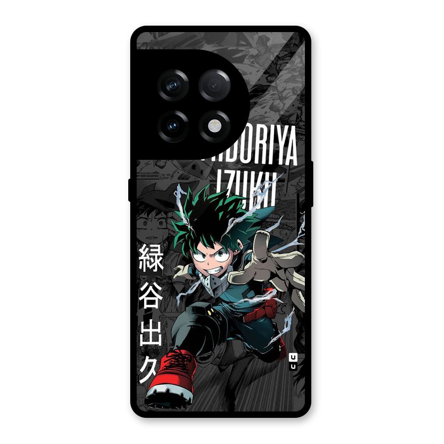 Young Midoriya Glass Back Case for OnePlus 11R