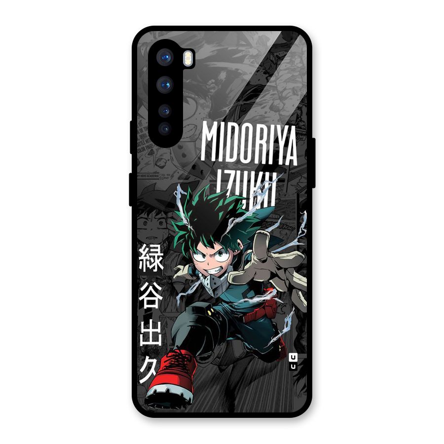 Young Midoriya Glass Back Case for OnePlus Nord