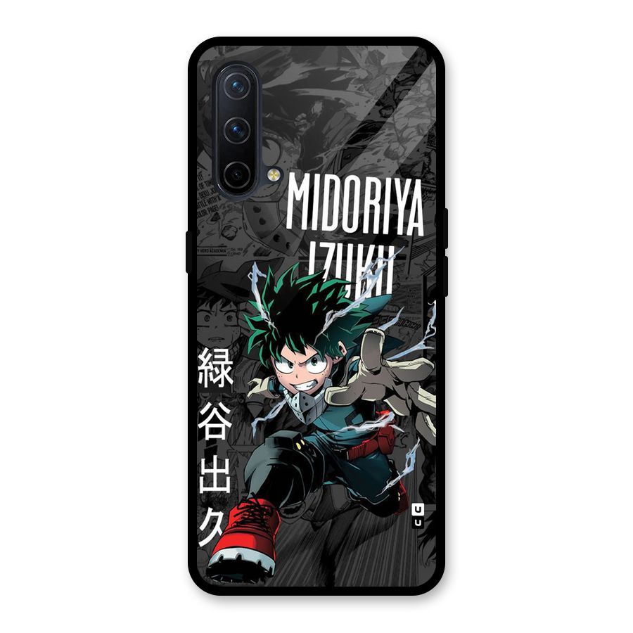 Young Midoriya Glass Back Case for OnePlus Nord CE 5G