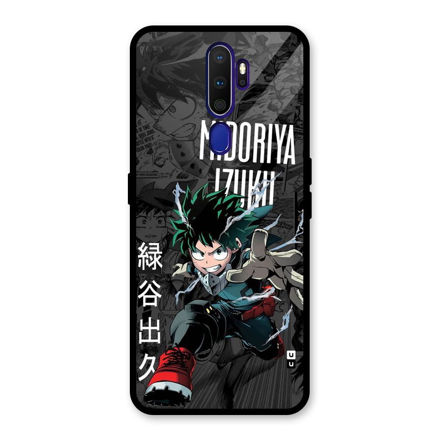 Young Midoriya Glass Back Case for Oppo A9 (2020)