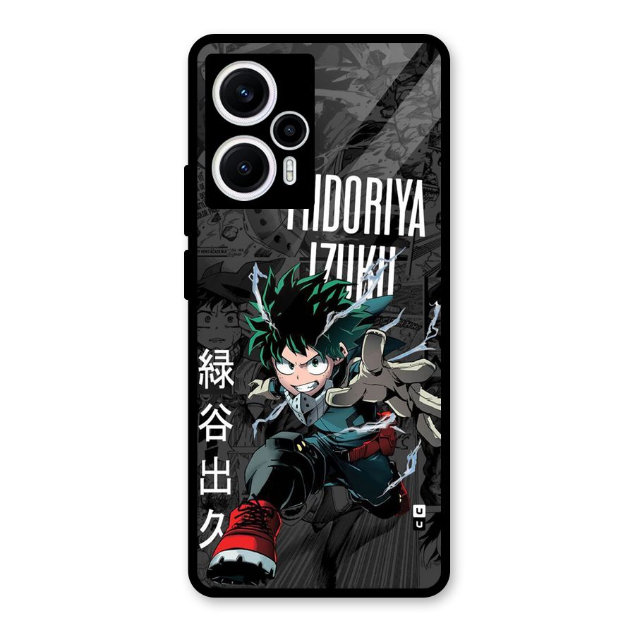 Young Midoriya Glass Back Case for Poco F5