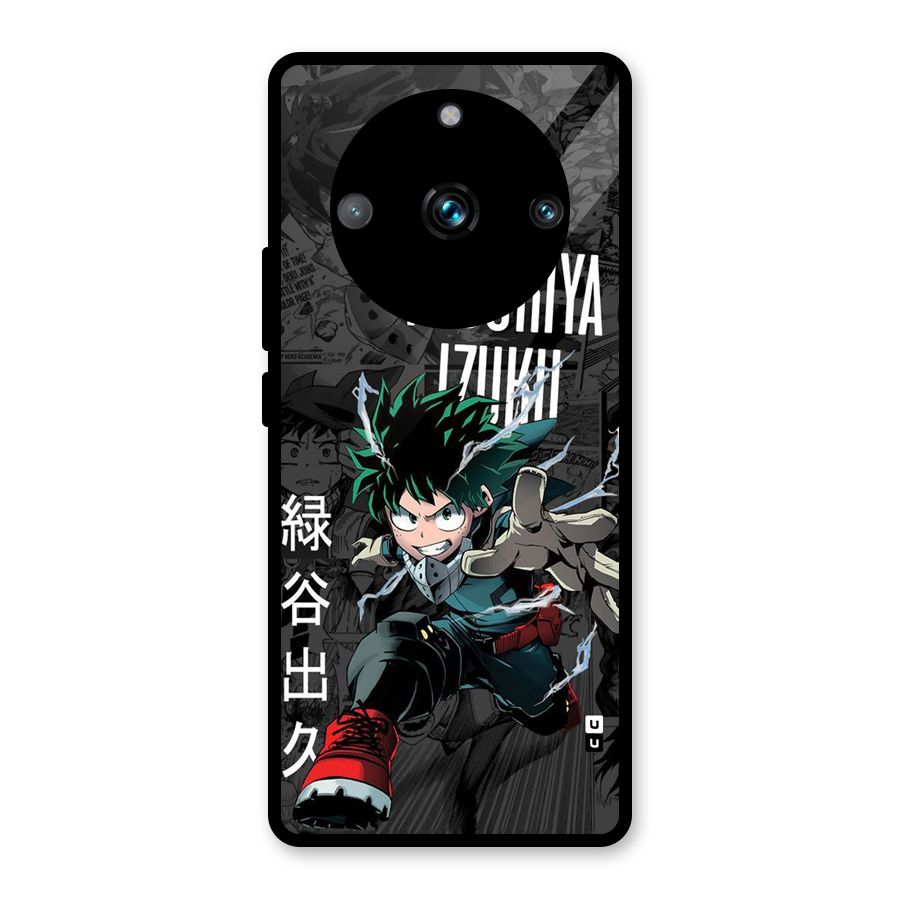 Young Midoriya Glass Back Case for Realme 11 Pro Plus