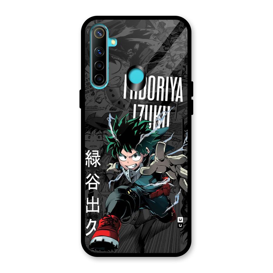 Young Midoriya Glass Back Case for Realme 5