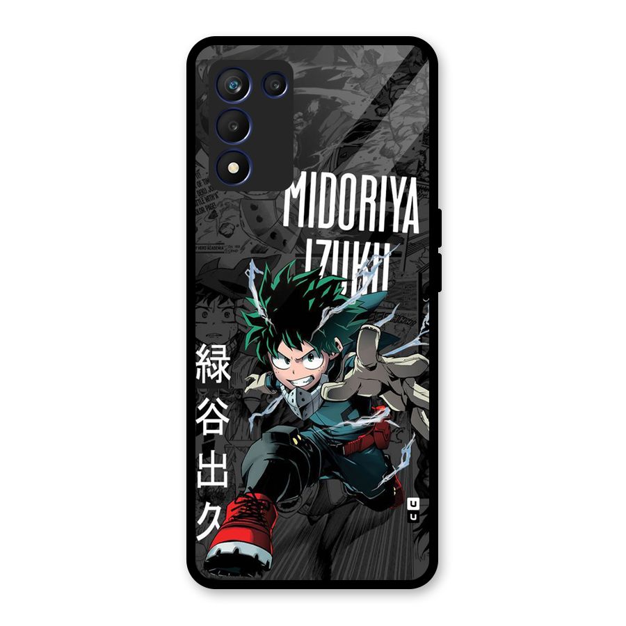 Young Midoriya Glass Back Case for Realme 9 5G Speed