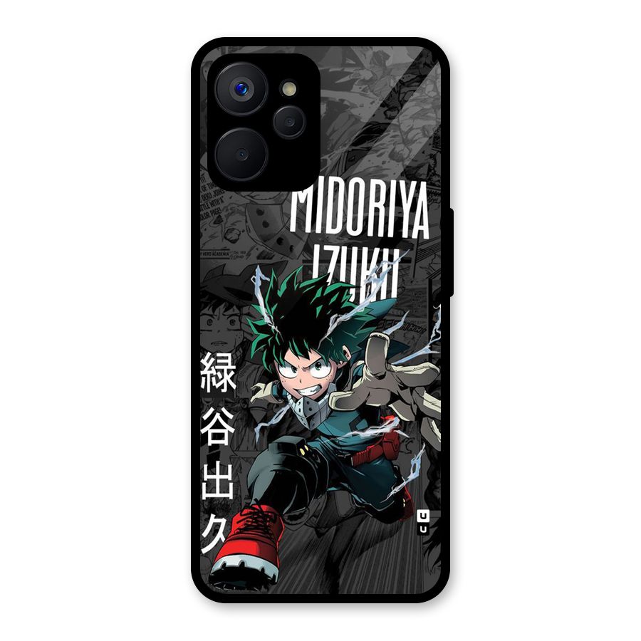 Young Midoriya Glass Back Case for Realme 9i 5G