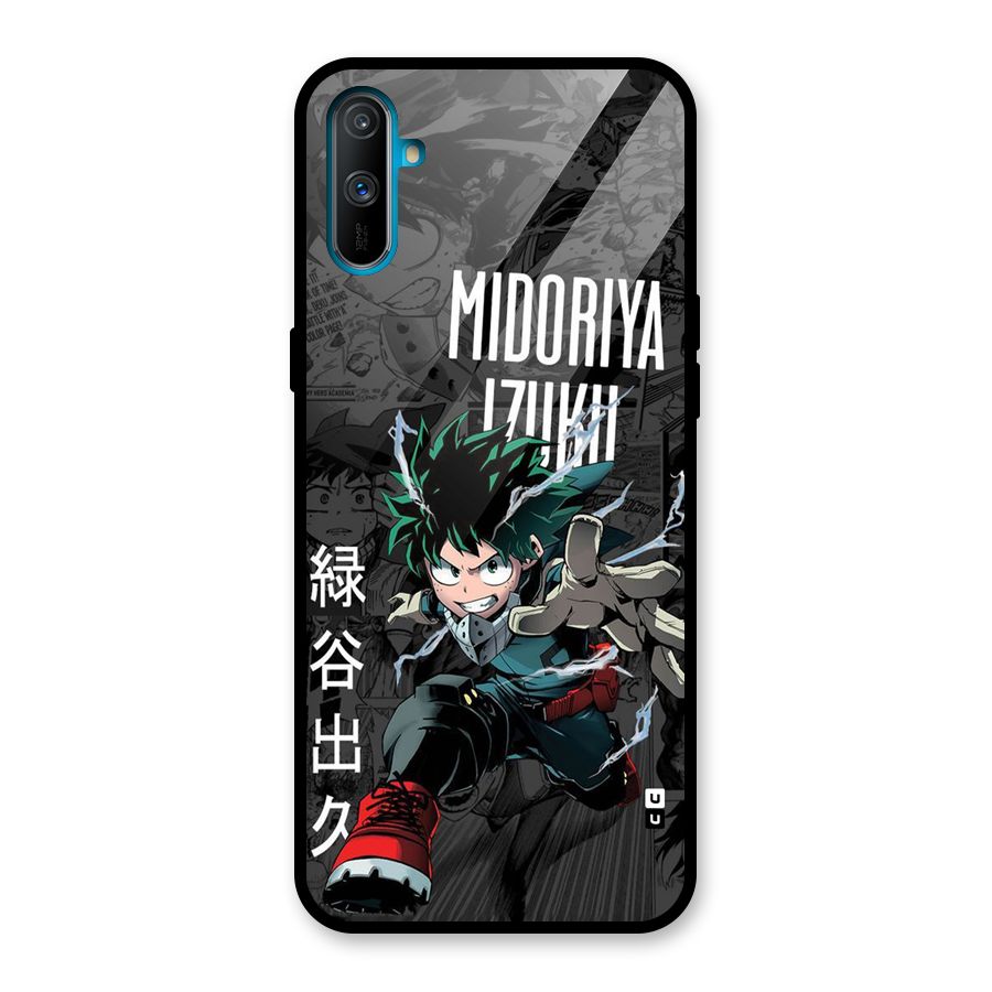 Young Midoriya Glass Back Case for Realme C3