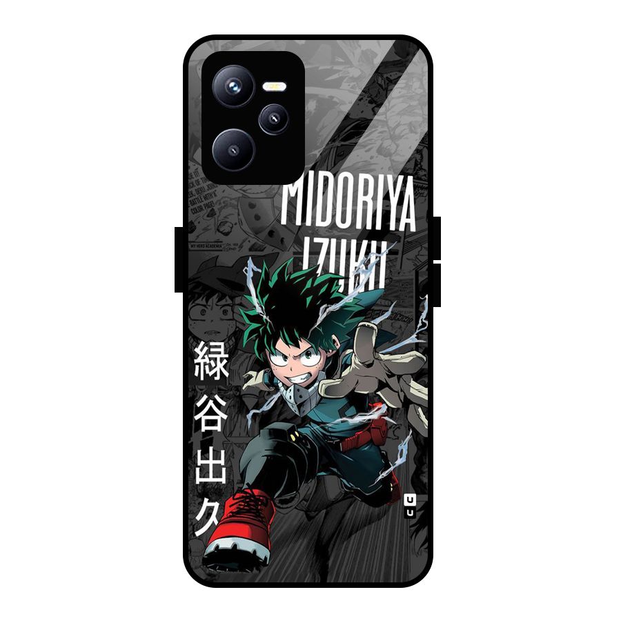 Young Midoriya Glass Back Case for Realme C35