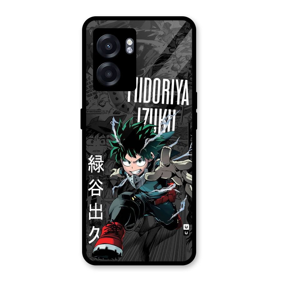 Young Midoriya Glass Back Case for Realme Narzo 50 5G